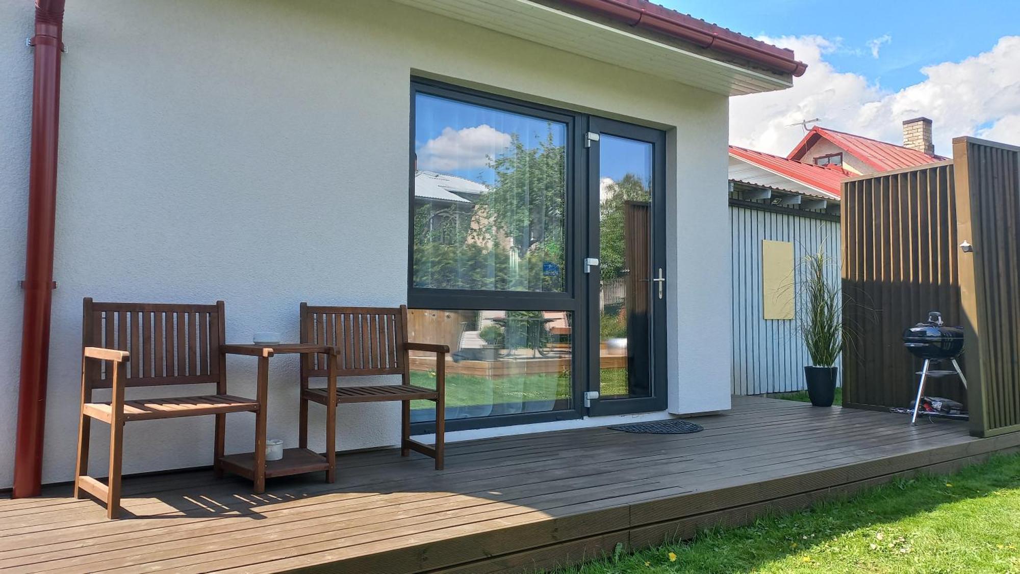 Tiny House, Kesk Loft Apartment Tartu Bagian luar foto